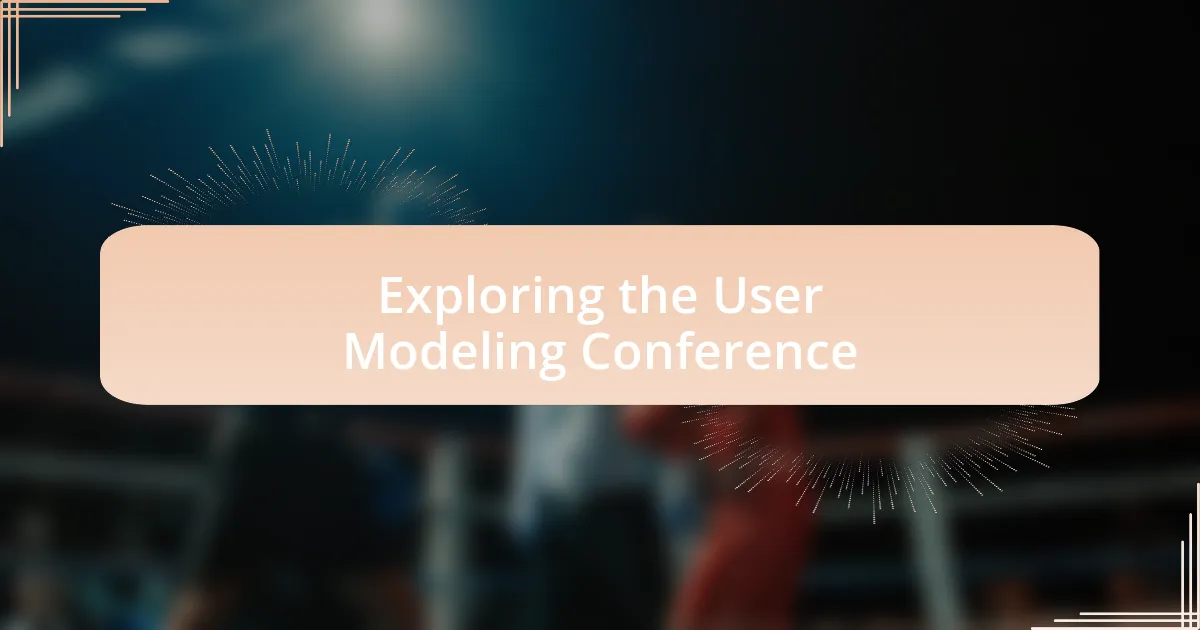 Exploring the User Modeling Conference